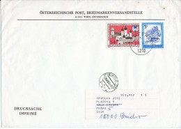 I5650 - Austria (1986) 1210 Wien / Praha 120 / Praha 011 - Covers & Documents