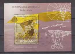2006 - Centenaire De L´aviation Traian Vuia  Mi No Block 371 - Used Stamps