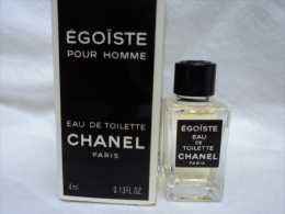 CHANEL: " EGOISTE POUR HOMME" MINI EDT  4 ML VOIR  & LIRE!!! - Miniatures Hommes (avec Boite)