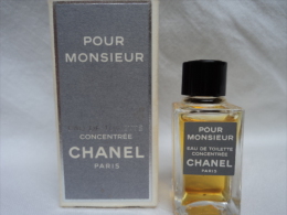 CHANEL: "POUR MONSIEUR" MINI EDT  CONCENTREE   4 ML VOIR  & LIRE!!! - Miniatures Men's Fragrances (in Box)