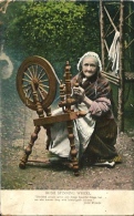 Postcard (Ethnics) - Irish Spinning Wheel - Zonder Classificatie