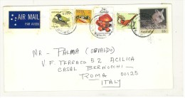 AUSTRALIA - DA BRISBANE PER L'ITALIA  - POSTA AEREA - ANNO 1981 - Cartas & Documentos