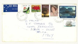 AUSTRALIA - BUSTA LETTERA - DA BRISBANE PER L'ITALIA  - POSTA AEREA - ANNO 1986 - Cartas & Documentos