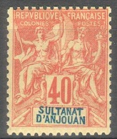ANJOUAN - N° 10 - NEUF - TTB - Unused Stamps