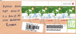 BAHRAIN : 2 Covers Circulated To ROMANIA - Envoi Enregistre! Registered Shipping! - Bahrain (1965-...)