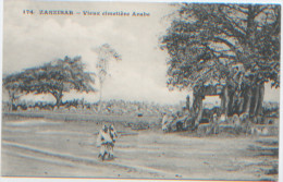 Tanzanie, Zanzibar, Vieux Cimetière Arabe, Réf. 174, N´a Pas Circulé, Dos Divisé, EXCELLENT ÉTAT - Tansania