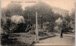 Delcampe - 84 APT - Le Jardin Public - Apt