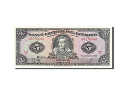 Billet, Équateur, 5 Sucres, 1988, 1988-11-22, NEUF - Ecuador