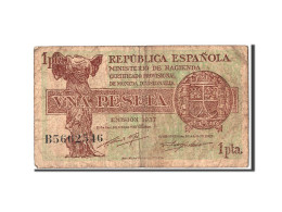 Billet, Espagne, 1 Peseta, 1937, TB - 1-2 Pesetas