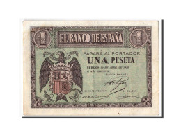 Billet, Espagne, 1 Peseta, 1938, 1938-04-30, SPL - 1-2 Pesetas