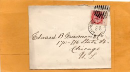 Canada 1900 Cover Mailed To USA - Covers & Documents