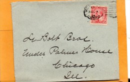 Canada Old Cover Mailed To USA - Lettres & Documents