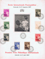 B+ Belgien 1937 Mi 443-50 Königin Astrid - Briefe U. Dokumente