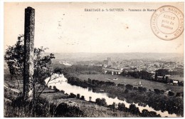 CP, 78, LIMAY, ERMITAGE De ST-SAUVEUR, Panorama De Mantes, Voyagé En 1927 - Limay