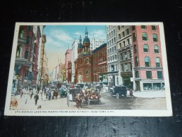 5th - AVENUE LOOKING NORTH FROM 42nd STREET, NEW-YORK CITY - ETATS-UNIS (H) - Manhattan