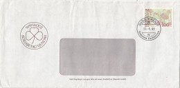 STAMP ON COVER, NICE FRANKING, 1981, LIECHTENSTEIN - Covers & Documents