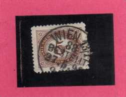 AUSTRIA - ÖSTERREICH 1899 1900 DUE NUMERAL SEGNATASSE CIFRA EMPEROR  IMPERO HELLER 5 H USED USATO - Taxe