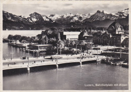 SUISSE,SWITZERLAND,SVIZZERA,HELVETIA,SWISS,SCHWEIZ ,LUCERNE,LUZERN,PONT,1955 ,BUS - Luzern