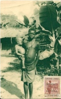 Postcard (Ethnics) - Guinea Continental - Padre Indigena De Egombegombe - Zonder Classificatie