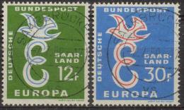 1958 Europa Mi 439-40 / Sc 317-8 / YT 421-2 Gestempelt / Oblitéré / Used - Oblitérés