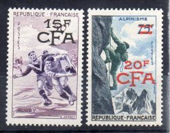 REUNION CFA N°329 - 330  Neufs  Charniere - Unused Stamps
