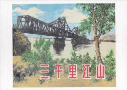 Korea - "A Thousand Miles Of Lovely Land" By YANG Shuo (China), Korean War, Cover Photo Of Comic Book On Postcard, CHN - Korea, North