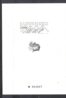 Slovakia  Blackprint  100 Years Of Philatelie In Kremnica 1995 - Covers & Documents