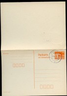 DDR P88 Postkarte Mit Antwort WÄHRUNGSUNION 28.6. - 1.7.1990 - Postcards - Used