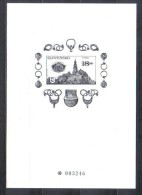 Slovakia  Blackprint  Beauties Of Country  - Nitra Castle 1998 - Covers & Documents