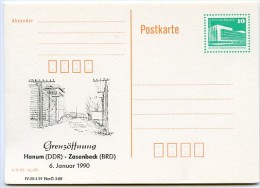 DDR P89-1a-90 C1-a Postkarte Privater Zudruck DV 3-89 GRENZÖFFNUNG Hanum 1990 - Private Postcards - Mint