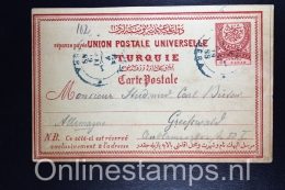 Postes Ottomanes: Carte Postale 1884 Isfl. AN 19 ? - Briefe U. Dokumente