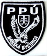 Police Slovaque - Slovakia, écussons Tissu-Patches, Service De Police De Veille Banská Bystrica, SWAT - RIOT Unit - Police & Gendarmerie