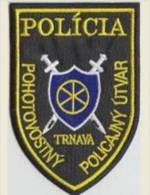 Police Slovaque - Slovakia, écussons Tissu-Patches, Service De Police D'urgence Trnava, SWAT - RIOT Unit - Politie & Rijkswacht