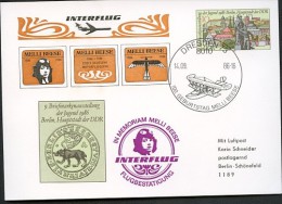 DDR P94-2-86 C2 Privater Zudruck MELLI BEESE Dresden 1986 - Privé Postkaarten - Gebruikt