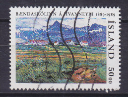 Iceland 1989 Mi. 706     50.00 Kr Landwirtschaft 100 Jahre Schulgebäude - Gebraucht