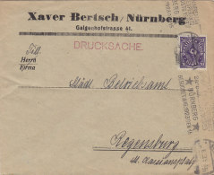INFLA DR 230 P EF Auf BriefDruckssache Der Fa. Xaver Bertsch, Mit Gelegenheitsstempel: Nürnberg Esperanto 2.6.1923 - Other & Unclassified