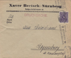 INFLA DR 230 P EF Auf BriefDruckssache Der Fa. Xaver Bertsch, Mit Gelegenheitsstempel: Nürnberg Esperanto 2.6.1923 - Autres & Non Classés