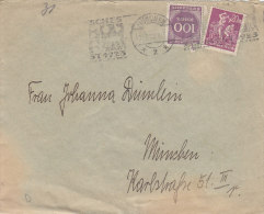 INFLA DR 241, 268 B  MiF Auf Brief Mit Gelegenheitsstempel: München  Dt. Turnfest 12.7.1923 - Autres & Non Classés