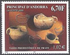 Andorre Français 2000 Yvert 538 Neuf ** Cote (2015) 4.20 Euro Poteries Préhistoriques - Neufs