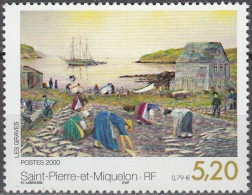 Saint-Pierre & Miquelon 2000 Yvert 709 Neuf ** Cote (2015) 2.75 Euro Les Graves De Francine Langlois - Ungebraucht