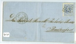 HANDGESCHREVEN BRIEF Uit 1873 Van AMSTERDAM Aan PICHOT Du PLESSIS Te BUITENPOST (8574) - Cartas & Documentos