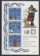 Argentina - 1993 Stamp Exhibitions Block MNH__(TH-14384) - Hojas Bloque