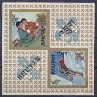 Bhutan - 1967 Scouts Block IMPERFORATE MNH__(TH-13722) - Bhutan