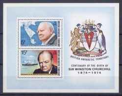 British Antarctic Territory - 1974 Churchill Block MNH__(TH-14054) - Ungebraucht