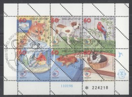 Israel - 1998 Pets Kleinbogen Used__(TH-9248) - Blocks & Kleinbögen