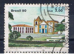 BR+ Brasilien 1990 Mi 2343 Kirche - Usados