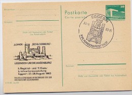 DDR P84-30-83 C38 Postkarte Zudruck HASENBURG EGGESIN Sost. 1983 - Cartes Postales Privées - Oblitérées