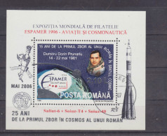 2006 - Expo. ESPAMER /aviation Et Cosmonautique Mi Block 377a (argint Aime) Petite édition - Used Stamps