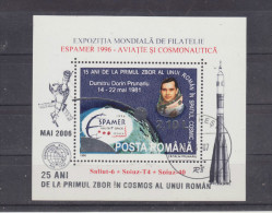 2006 - Expo. ESPAMER /aviation Et Cosmonautique Mi Block 377a (argint Aime) Petite édition - Used Stamps