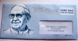 VATICANO 2014 - NEW COVER POPE FRANCESCO USED - Storia Postale